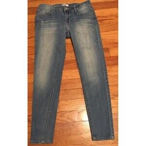 Womens Kensie Jeans Size 2/26 Skinny Low Rise Distressed